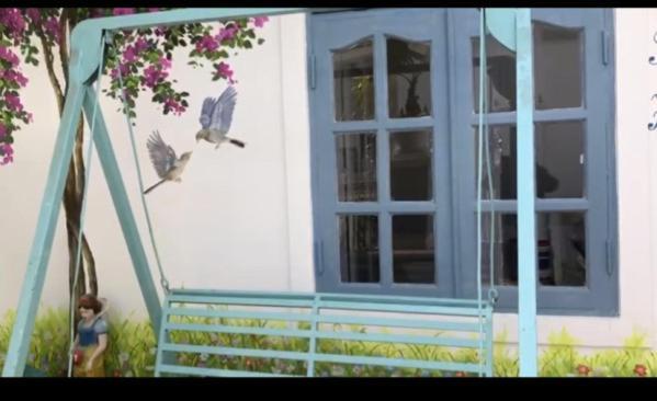 Ferienwohnung The Blue House Đà Lạt Exterior foto